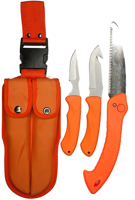 Hunting Knife Set, GVDV Field Dressing Gear Accessories Set for